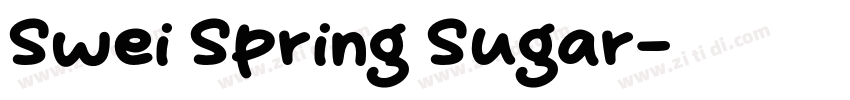 Swei Spring Sugar字体转换